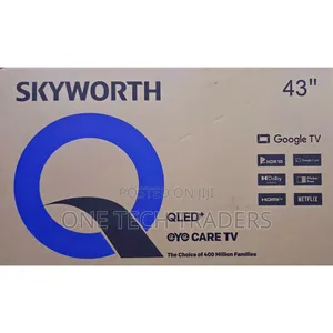 43" Inches Skyworth TV 2k Resolution, Framless