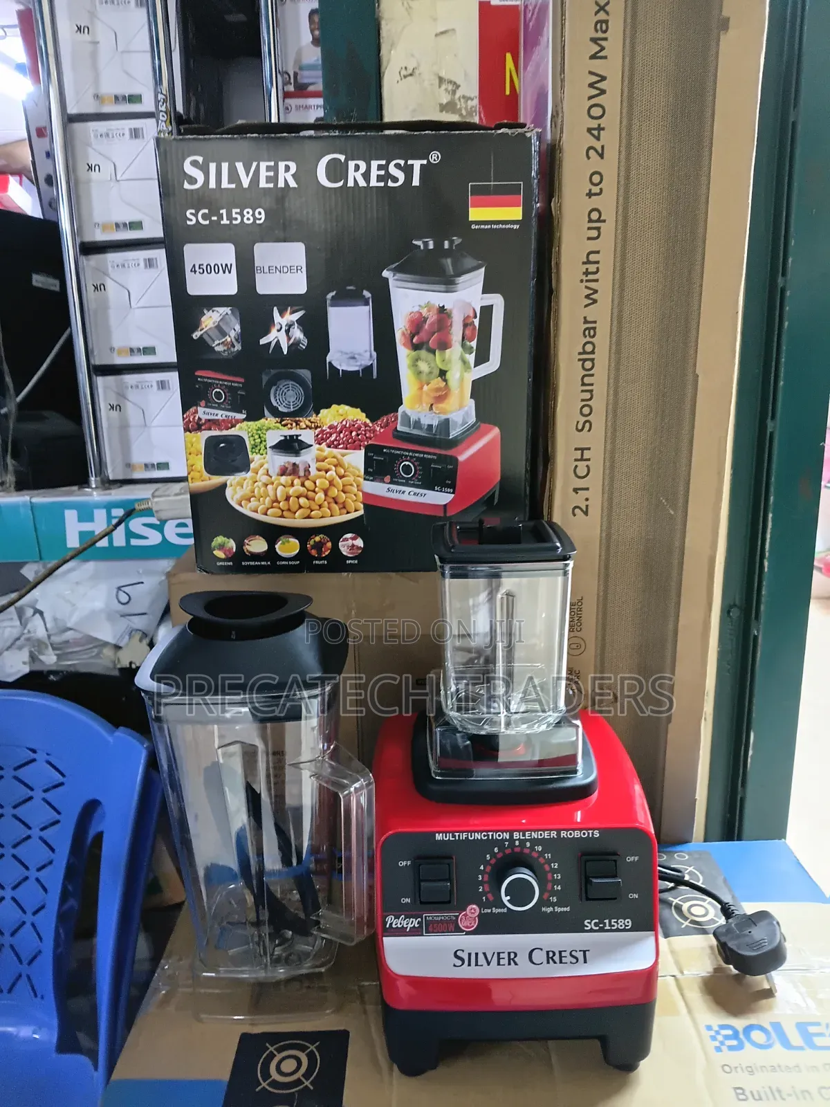 Silver Crest Commercial Blender 4500W – Powerful Blender