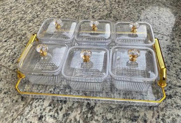 Acrylic Tray 40x25cm + 6pc 420ml Candy Boxes - thumbnail 2