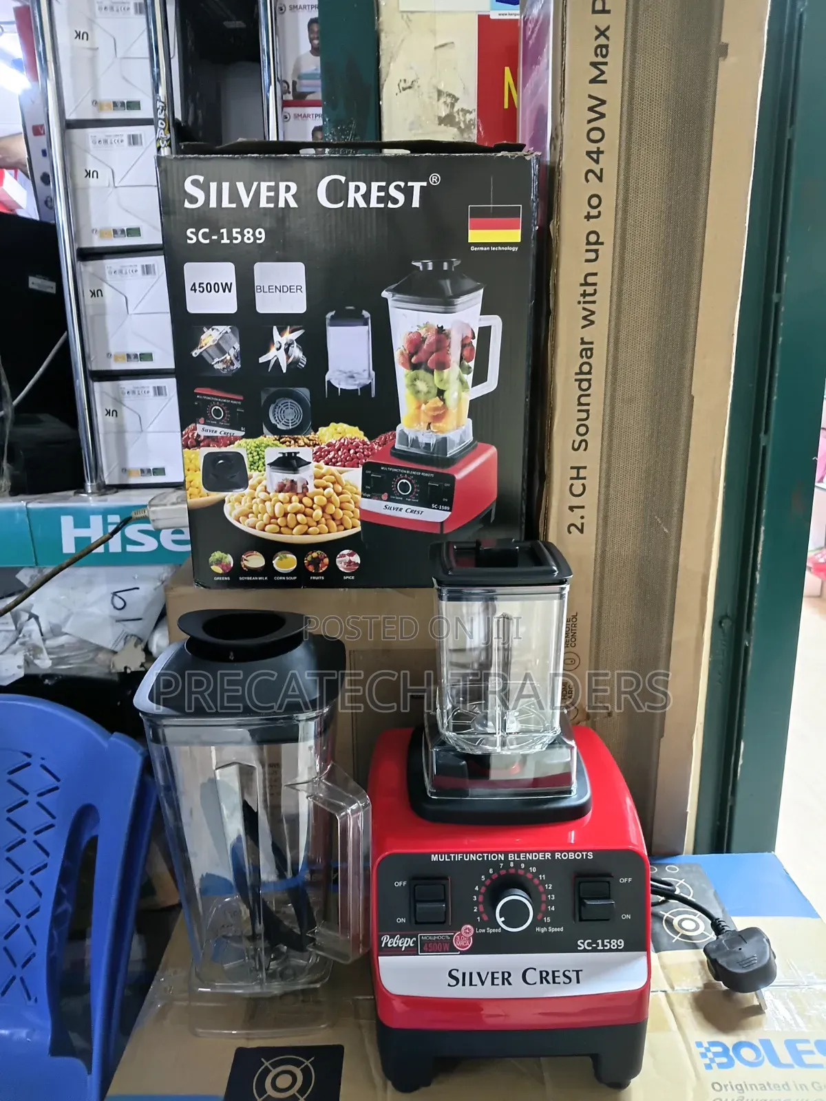SC-1589 Silver Crest Blender – High Speed Heavy Duty
