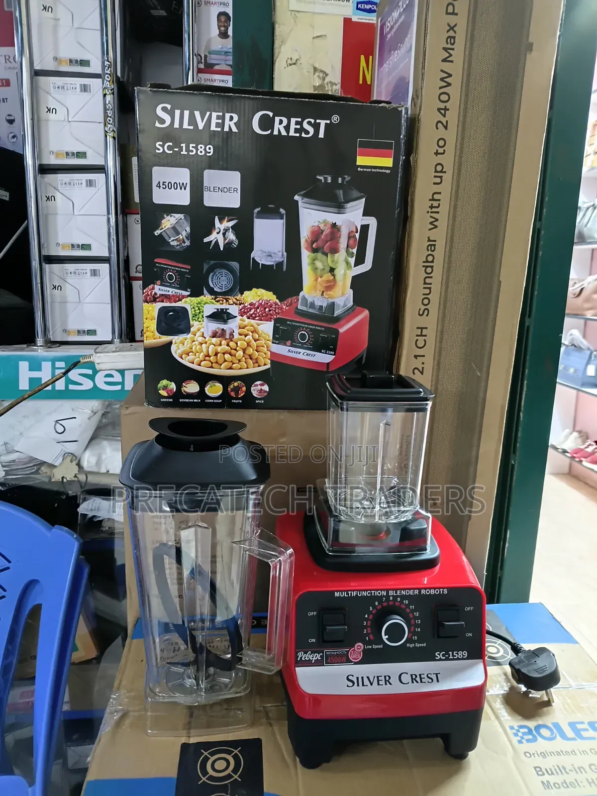 SC-1589 Silver Crest Blender – High Speed Heavy Duty