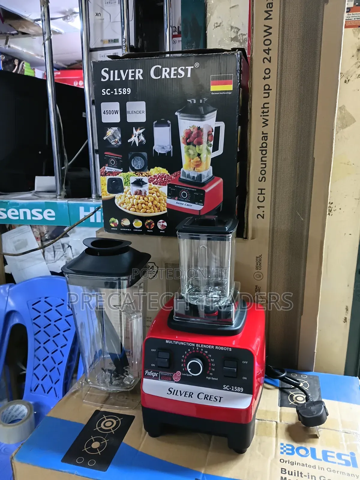 Silver Crest 4500W Blender – Multifunction Food Processor