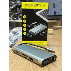 Type-C 11-in-1 Docking Station | HDMI | VGA | LAN | USB 3.0