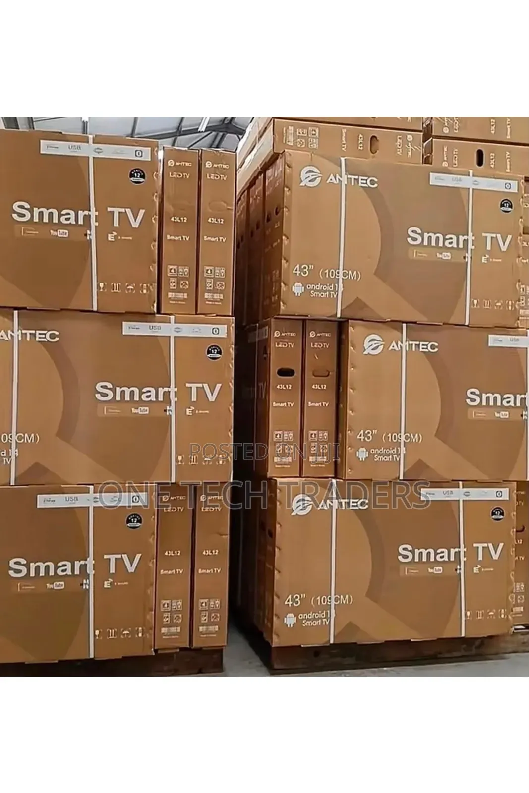 43" Inches Smart Android TV Aztec, Framless TV