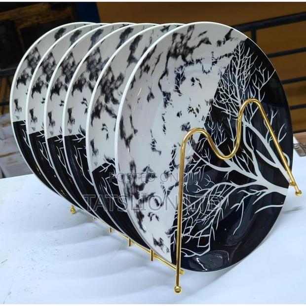 6 Pieces Ceramic Tree Desin Plates
