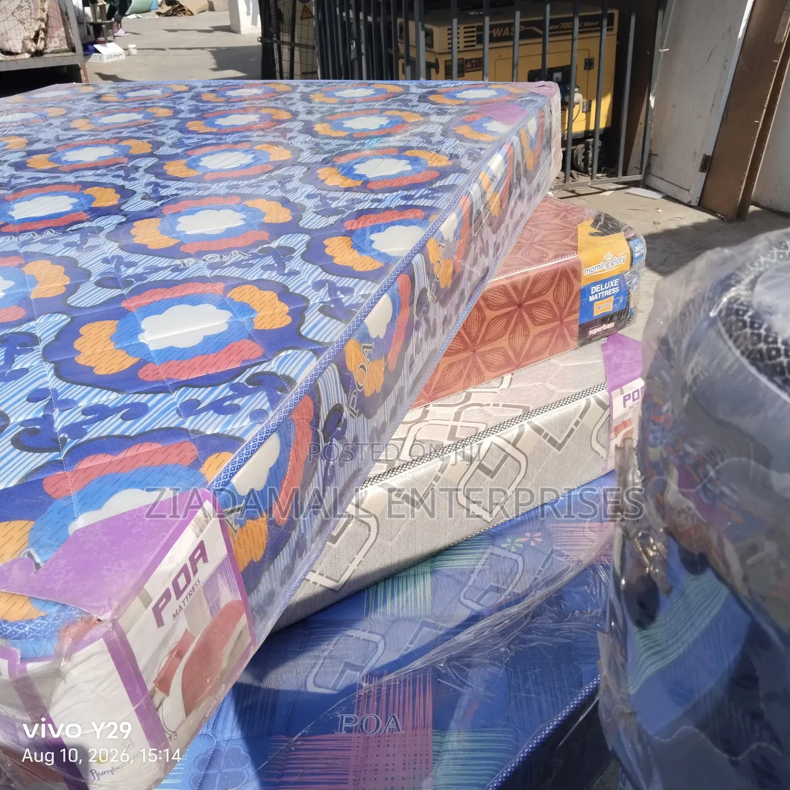 Medium Density - Poa Mattress 4by6 8inches Quilted