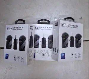 F11 Wireless Microphone for Podcasts and Interviews