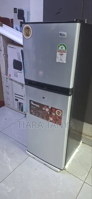 138lt Double Door Fridge Direct Cool, Stainless Steel – Rf/349