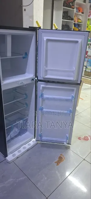 138lt Double Door Fridge Direct Cool, Stainless Steel – Rf/349