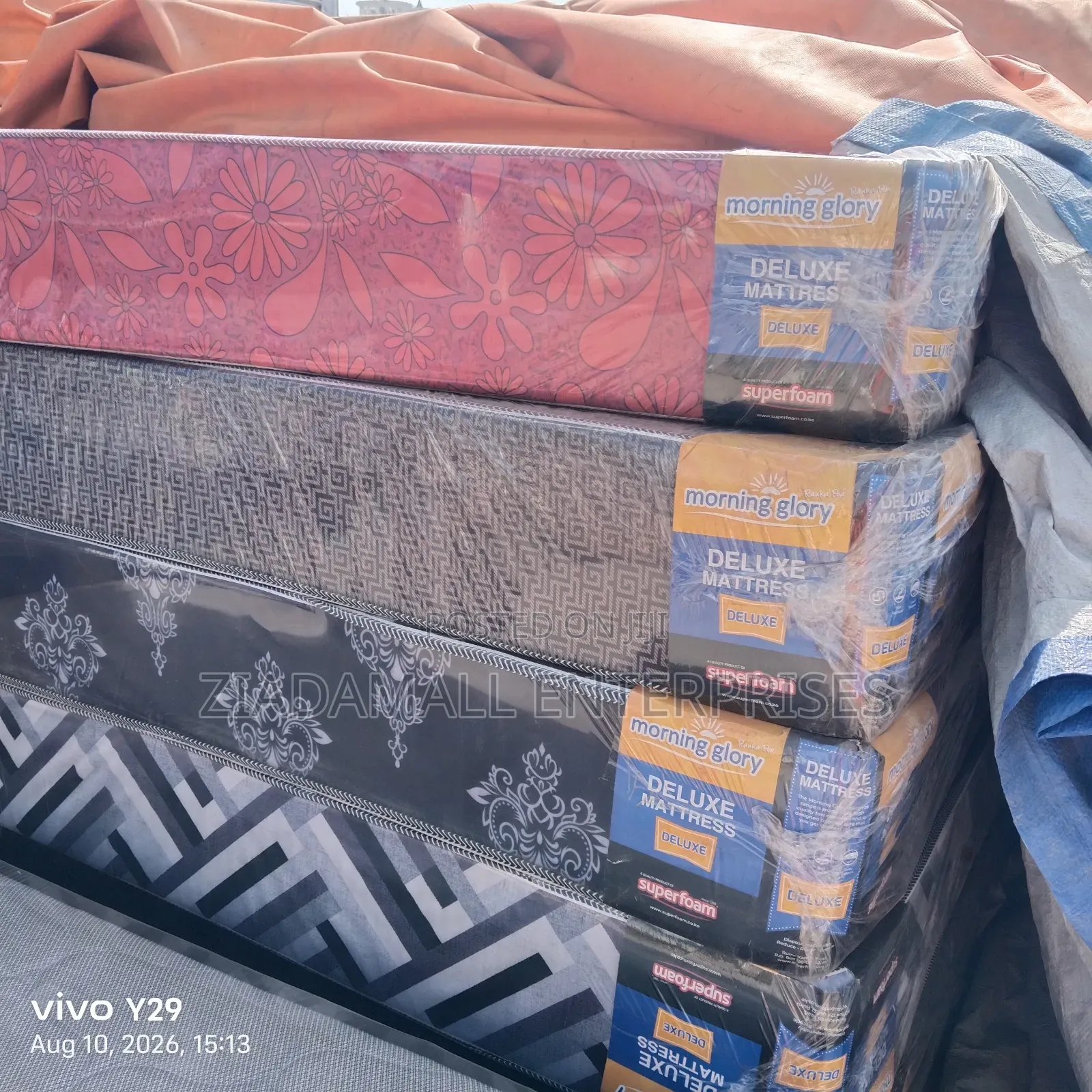 31⁄2by6 6inches Morning Glory Mattress. Plain Mattress