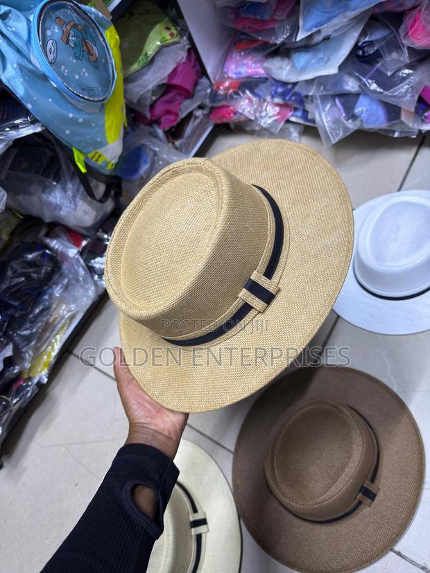 Luxury Woven Straw Hat – Casual Beach, Holiday Travel Accessory - thumbnail 2