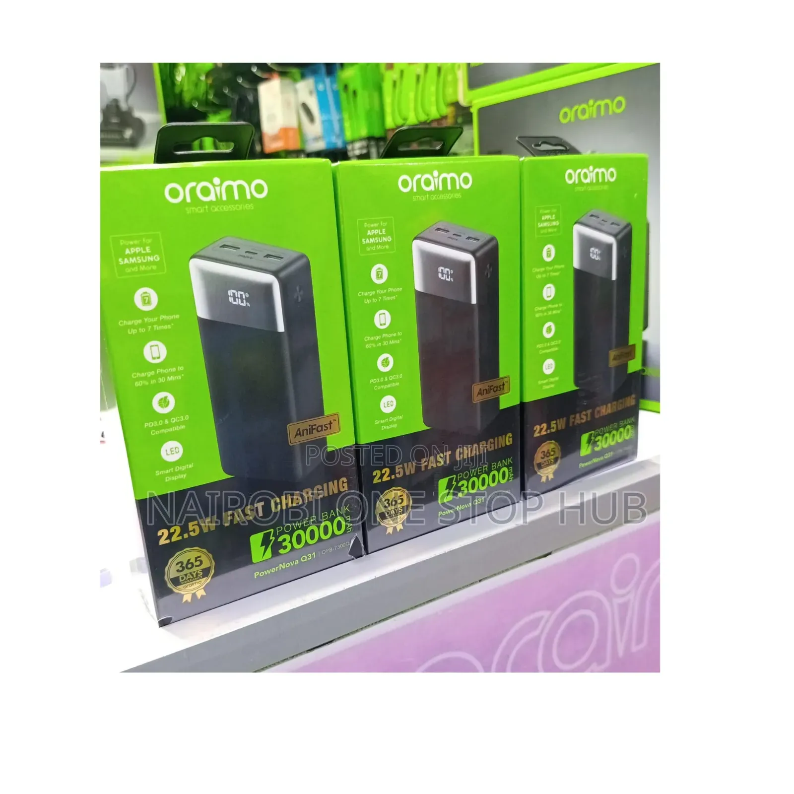 PowerNova Q31
30000mAh 
22.5w