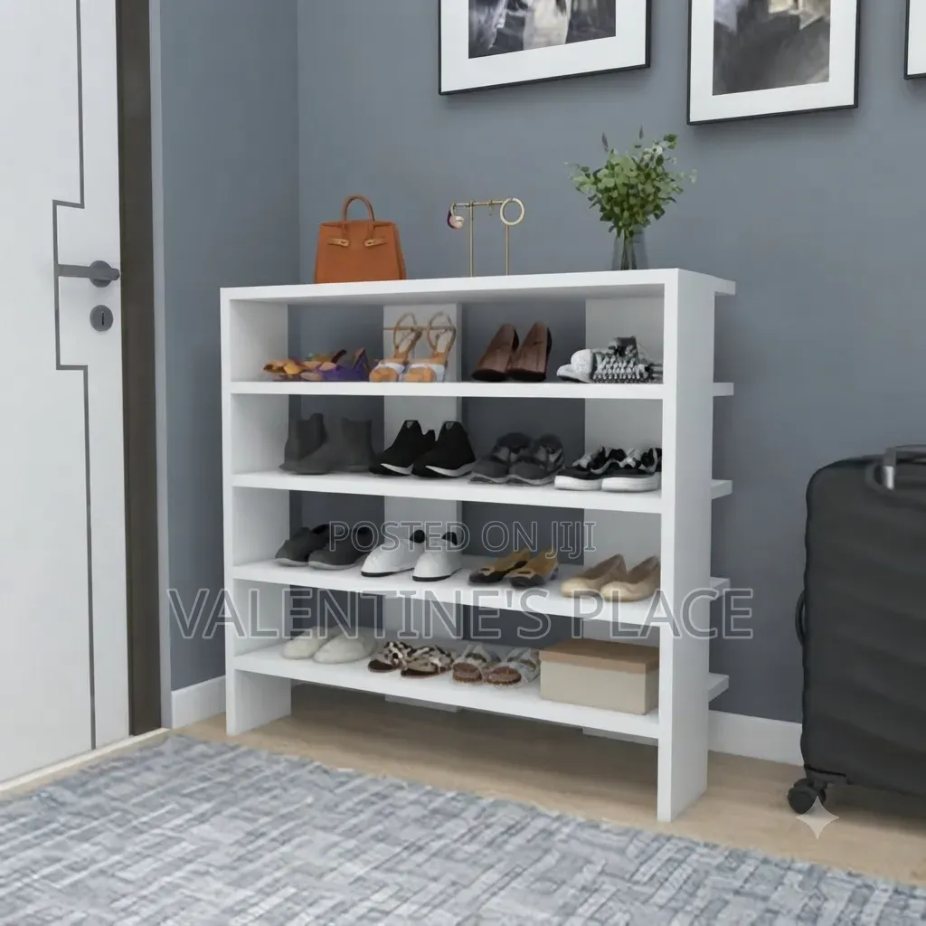 Declutter Your Hallway! Stylish White Shoe Rack Available