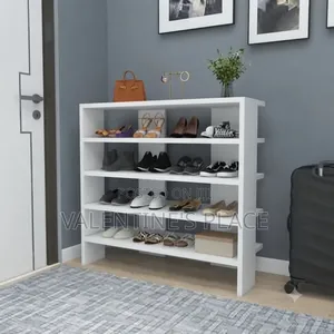 Declutter Your Hallway! Stylish White Shoe Rack Available