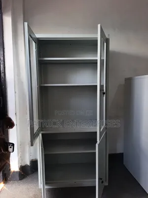 Modern Metallic Half -Glass Office Filling Cabinet
