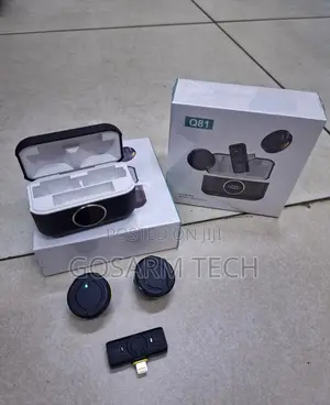 Q81 Wireless Clip Magnetic Microphone for Content Creation