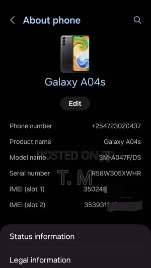 Samsung Galaxy A04s 64 GB Black