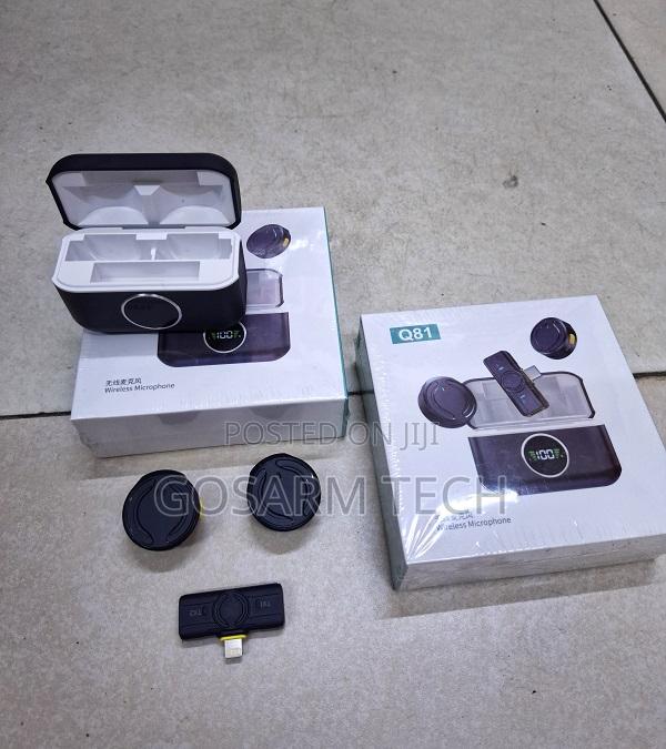 Q81 Compact Lavalier Magnetic Microphone With Charging Case - main view