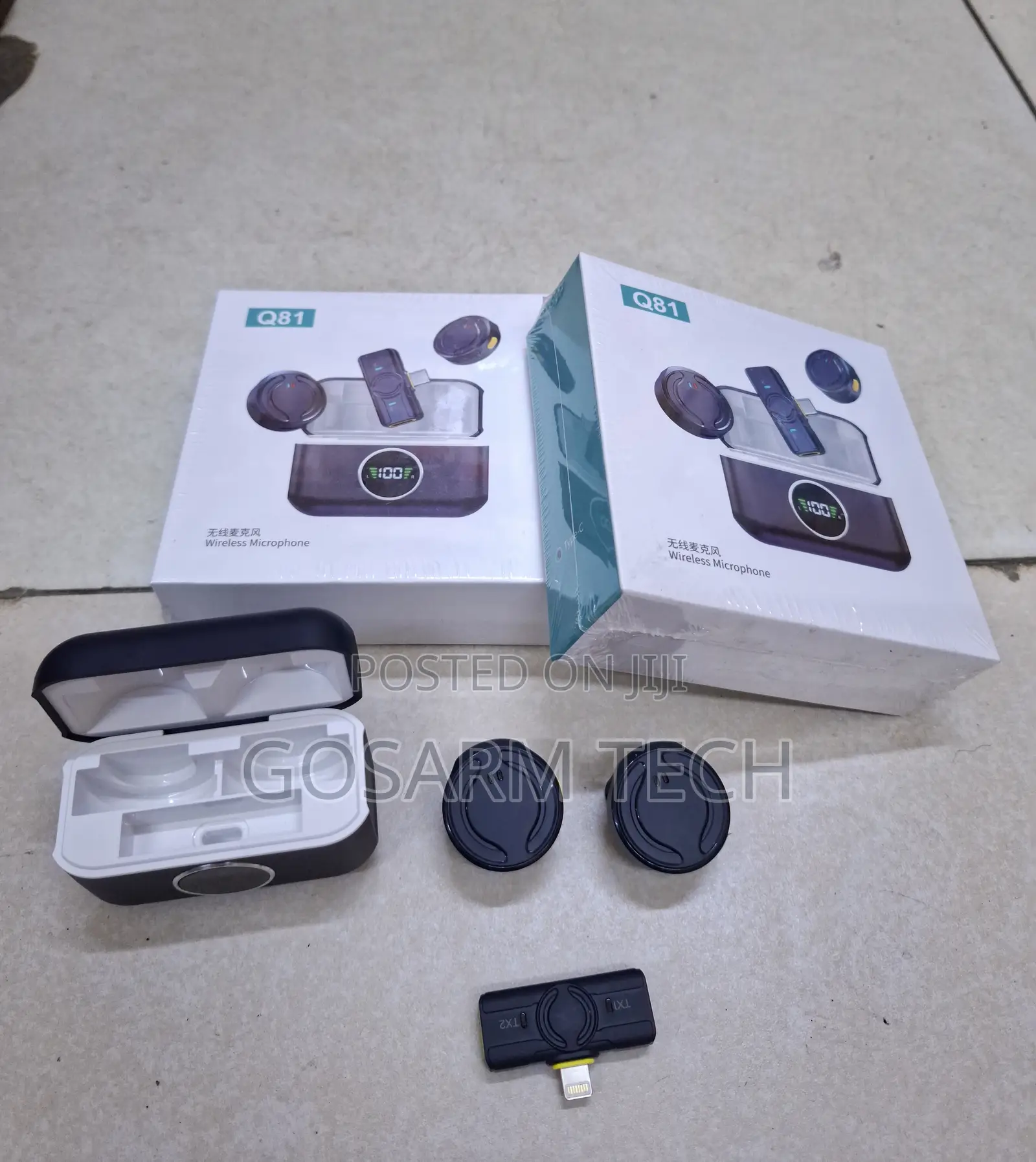 Q81 Compact Wireless Microphone for Smartphones and Iphones