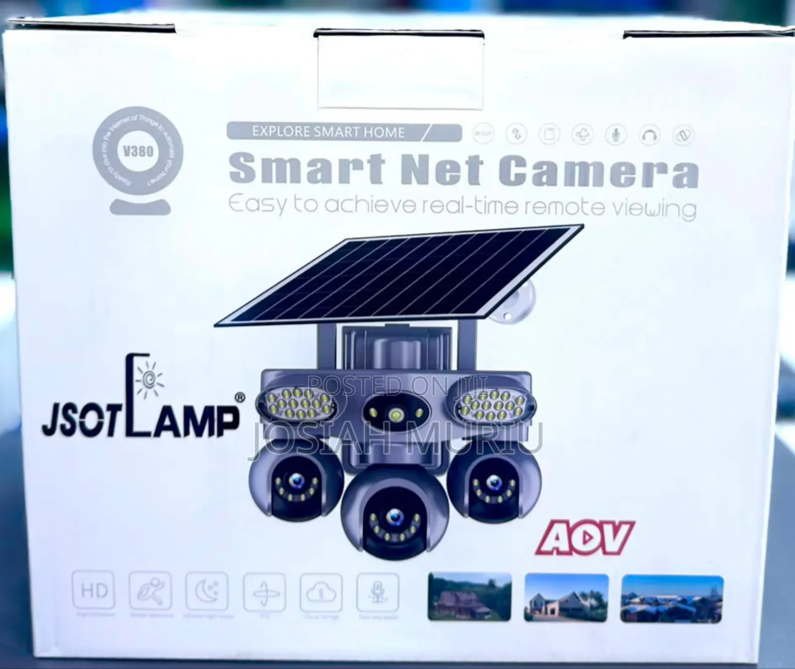 Solar Powered Multilence Security Camera