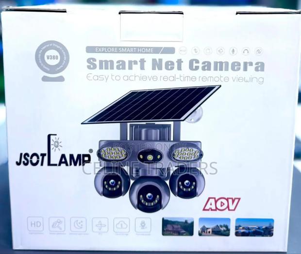 Solar Powered Multilence Security Camera - main view