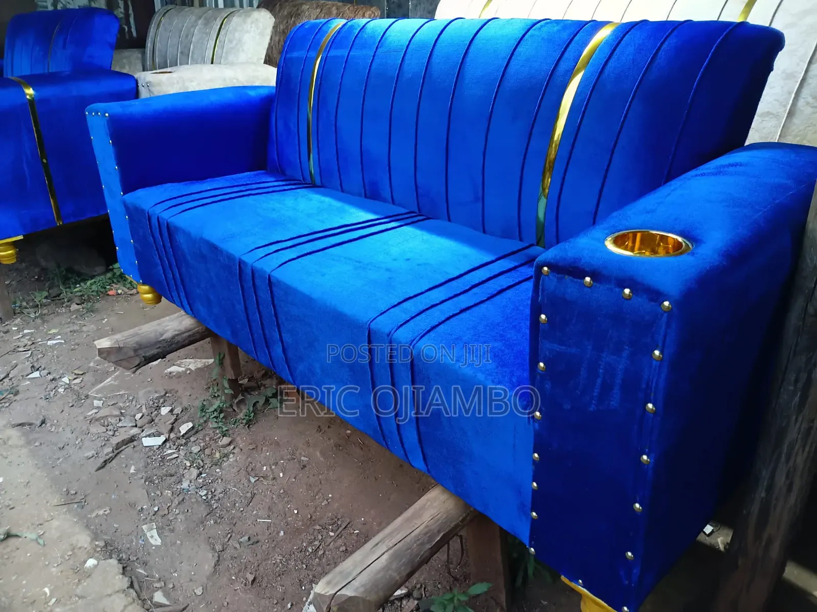 New Modernized Chairs With Golden Cup Holders