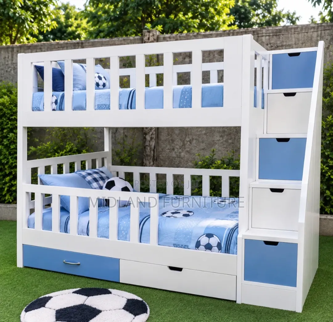 Kids Bunk Bed With Storage Staircase Available on Order