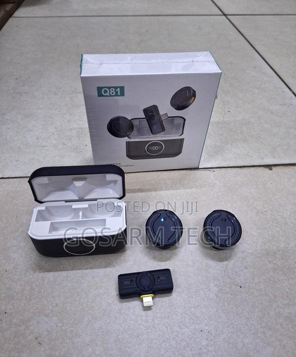 Magnetic Q81 Rechargeable Wireless Lavalier Microphone