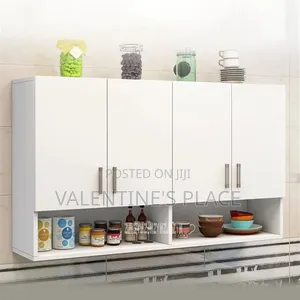 Smart Storage Meets Minimalist Kitchen Wall Cabinet With Open Storage