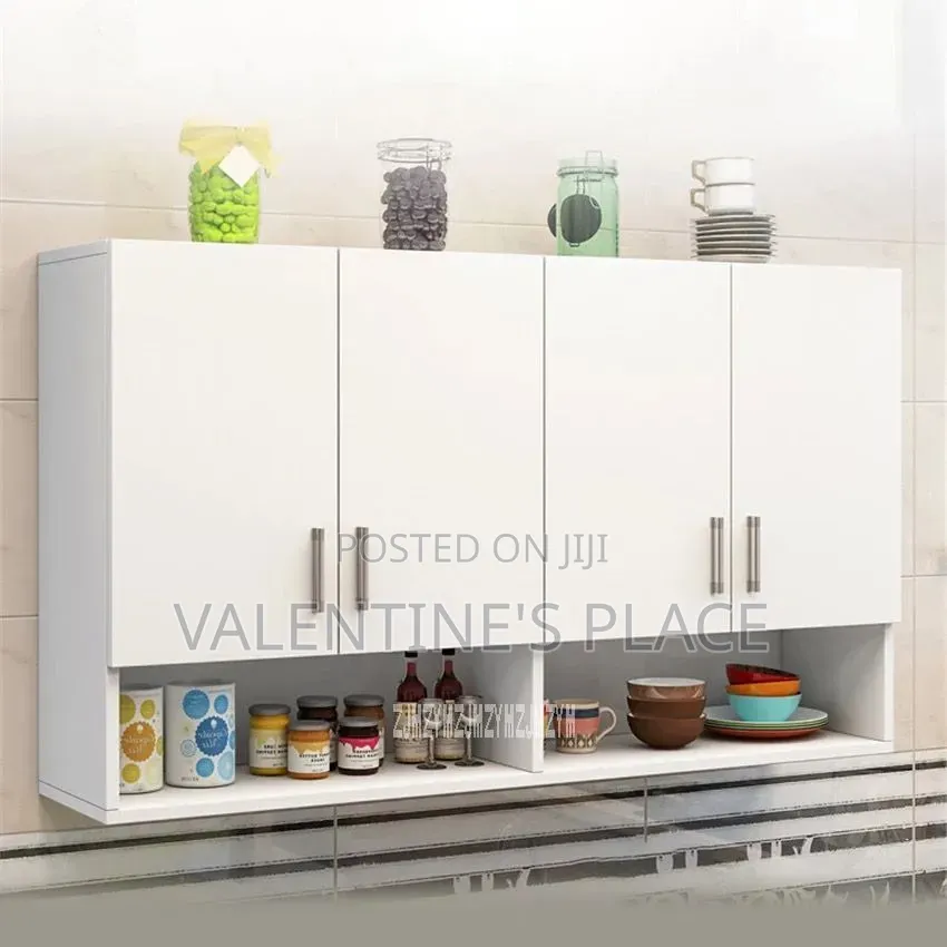 Smart Storage Meets Minimalist Kitchen Wall Cabinet With Open Storage