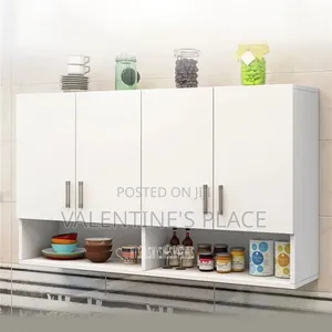 Smart Storage Meets Minimalist Kitchen Wall Cabinet With Open Storage