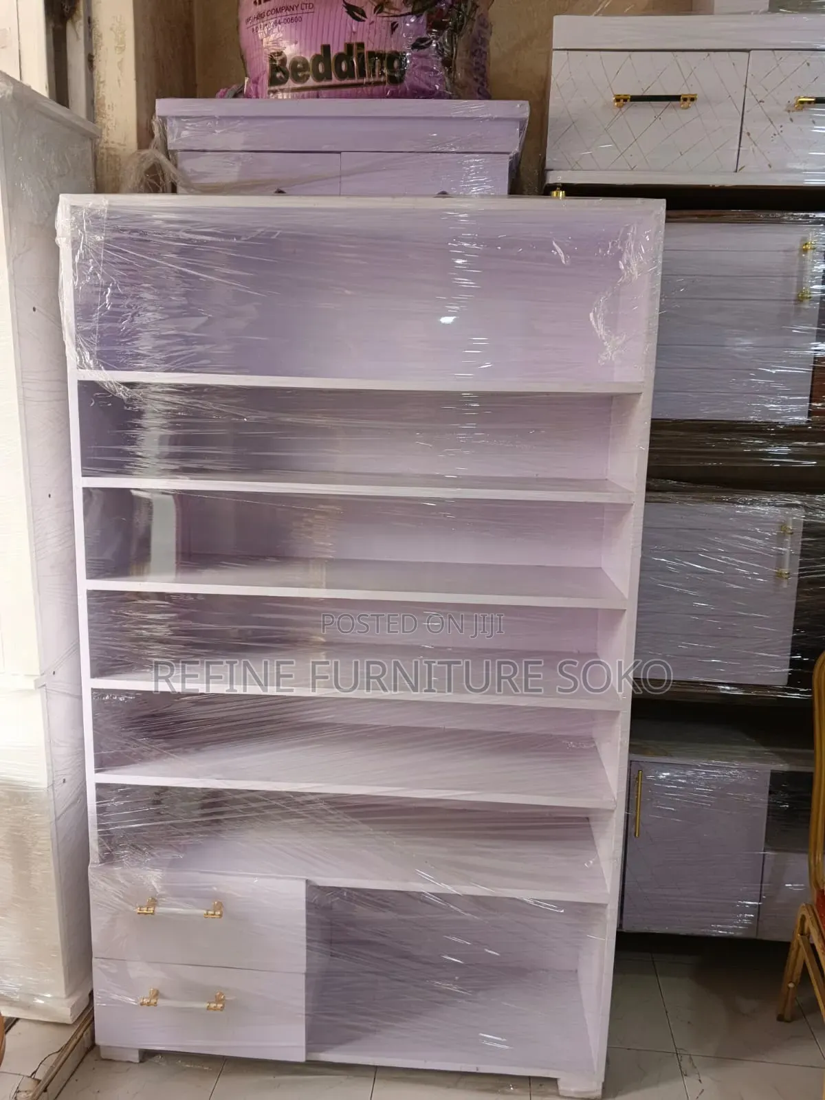 White Morden Spacious Shoerack