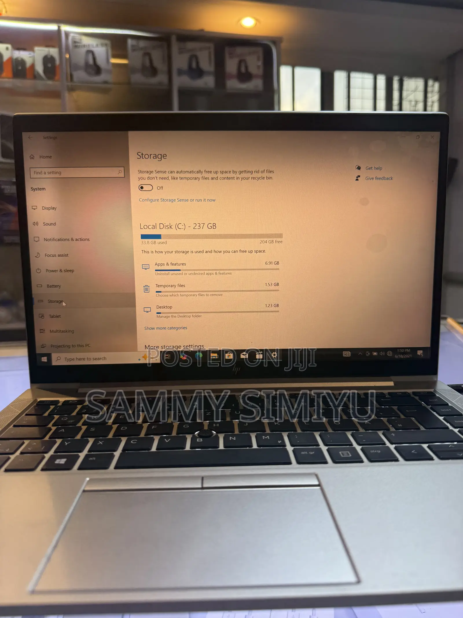 Laptop HP EliteBook 840 G5 8GB Intel Core i5 SSD 256GB