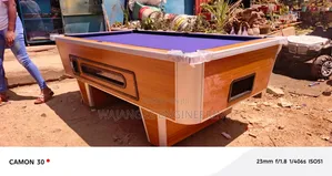 Custom-Built Billiards Table