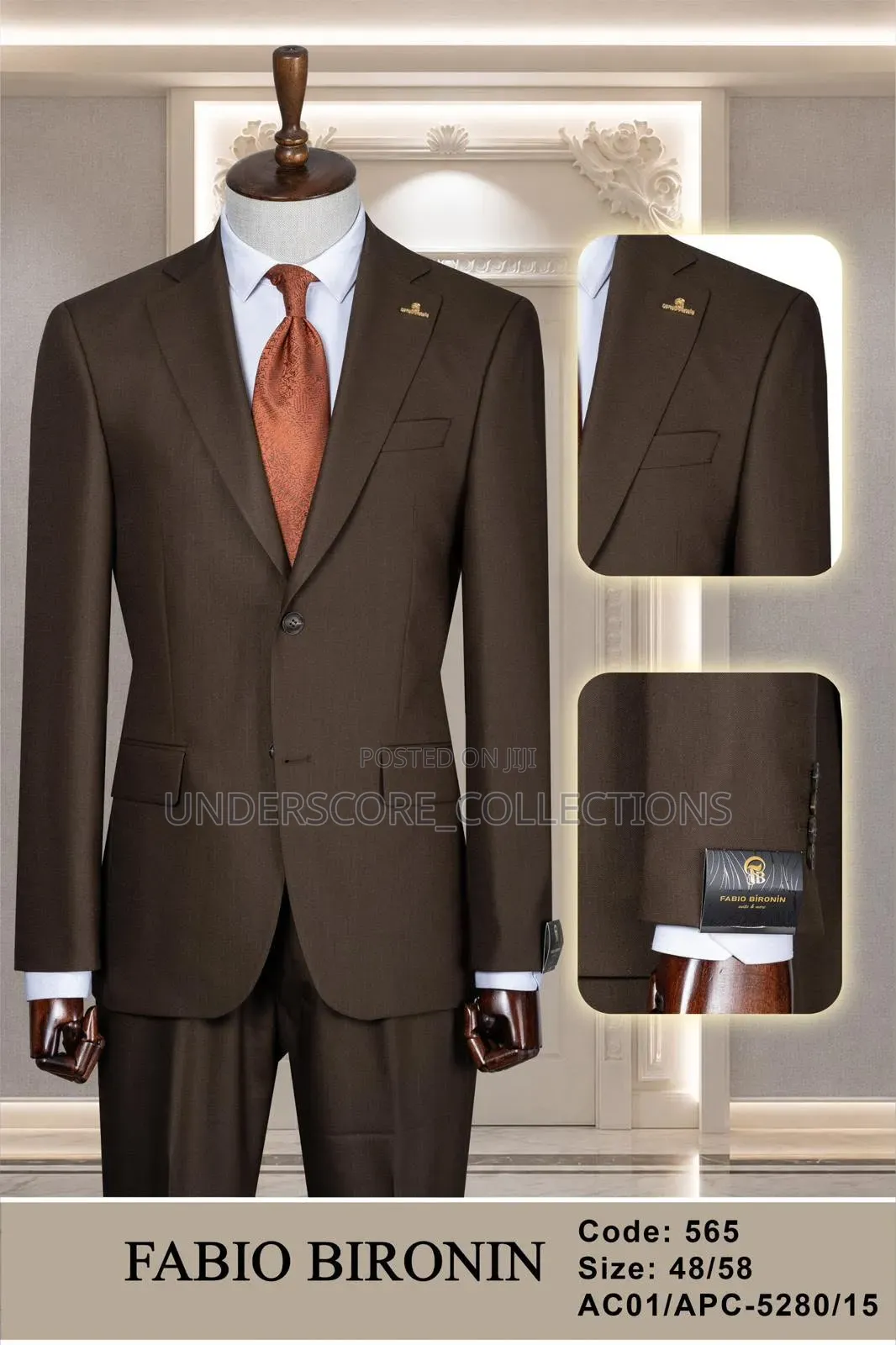 Fabio Turkey Men Suits