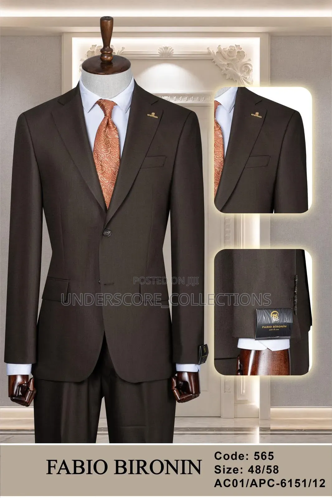 Fabio Turkey Men Suits