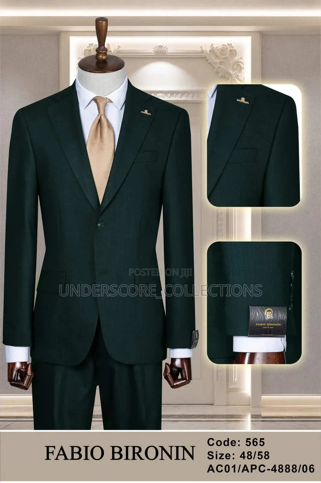 Fabio Turkey Men Suits