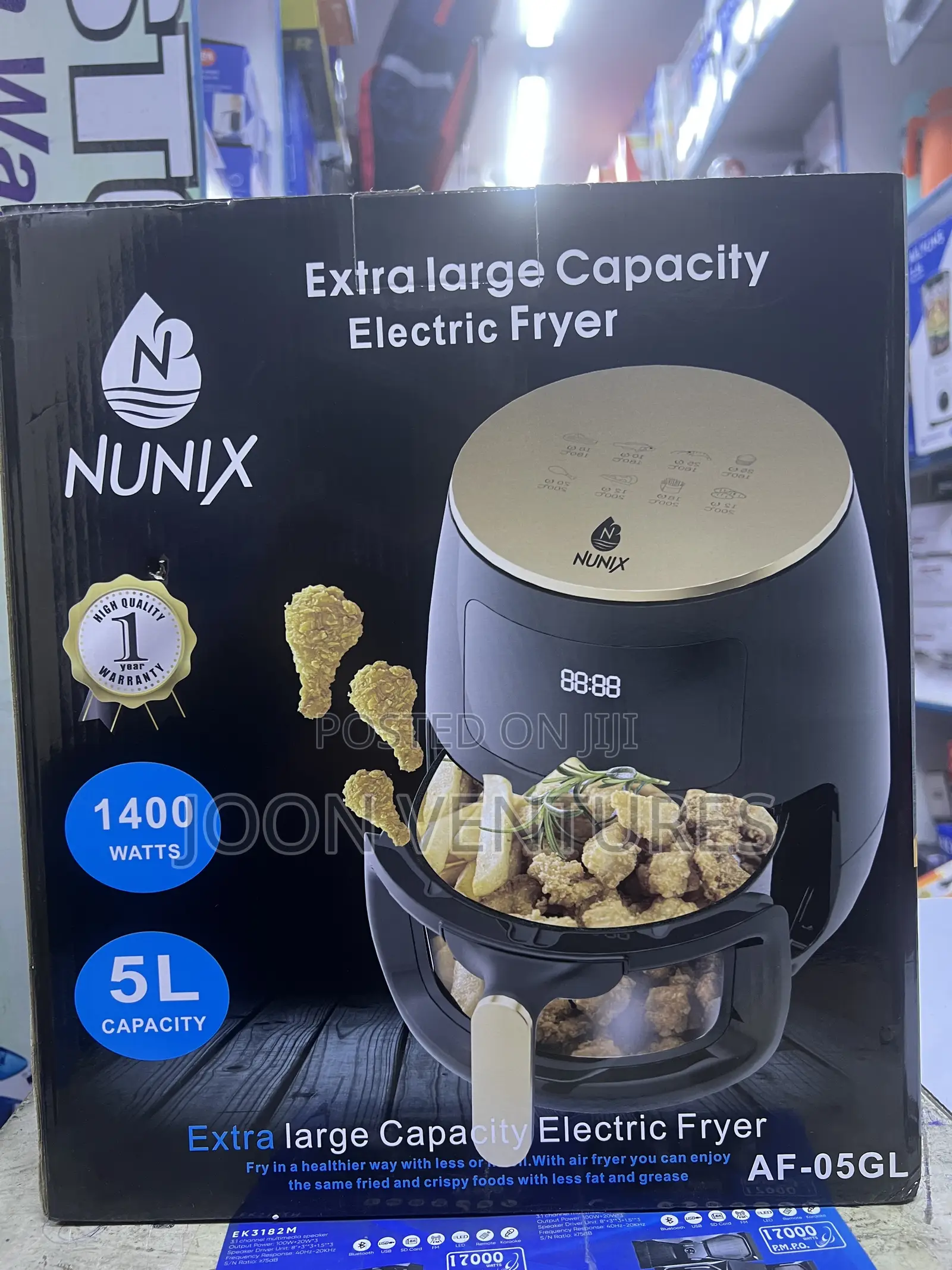Nunix 5L Capacity Air Fryer