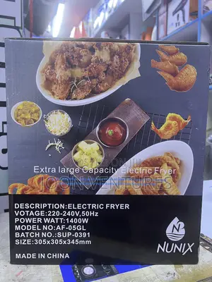 Nunix 5L Capacity Air Fryer
