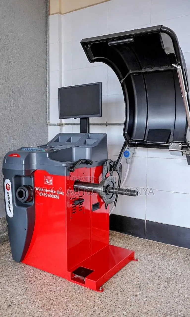 Automatic Wheel Data Input System Wheel Balancer S909 Machine Sunshine
