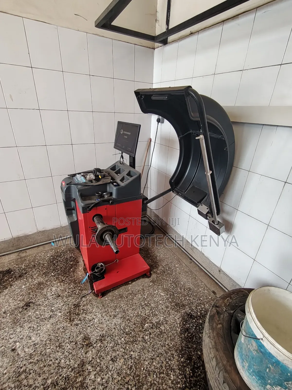 Automatic Wheel Data Input System Wheel Balancer S909 Machine Sunshine