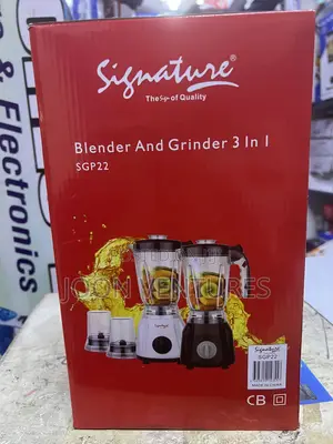 Signature 3-in-1 Blender, 1.5L, Grinder Chopper (Model SGP22)