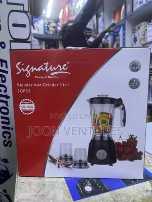 Signature 3-in-1 Blender, 1.5L, Grinder Chopper (Model SGP22)