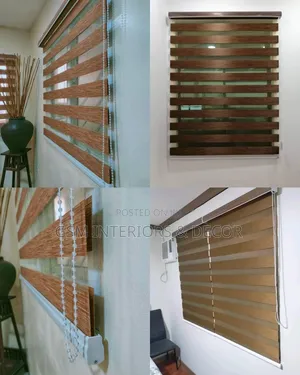 Horizontal Roller Blinds and Zebra Blinds in New Office