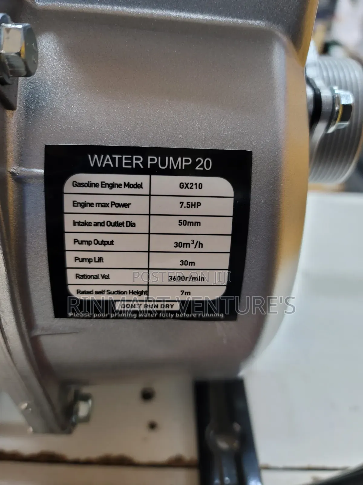 New Honda Gasoline-Powered Water Pump 2inch