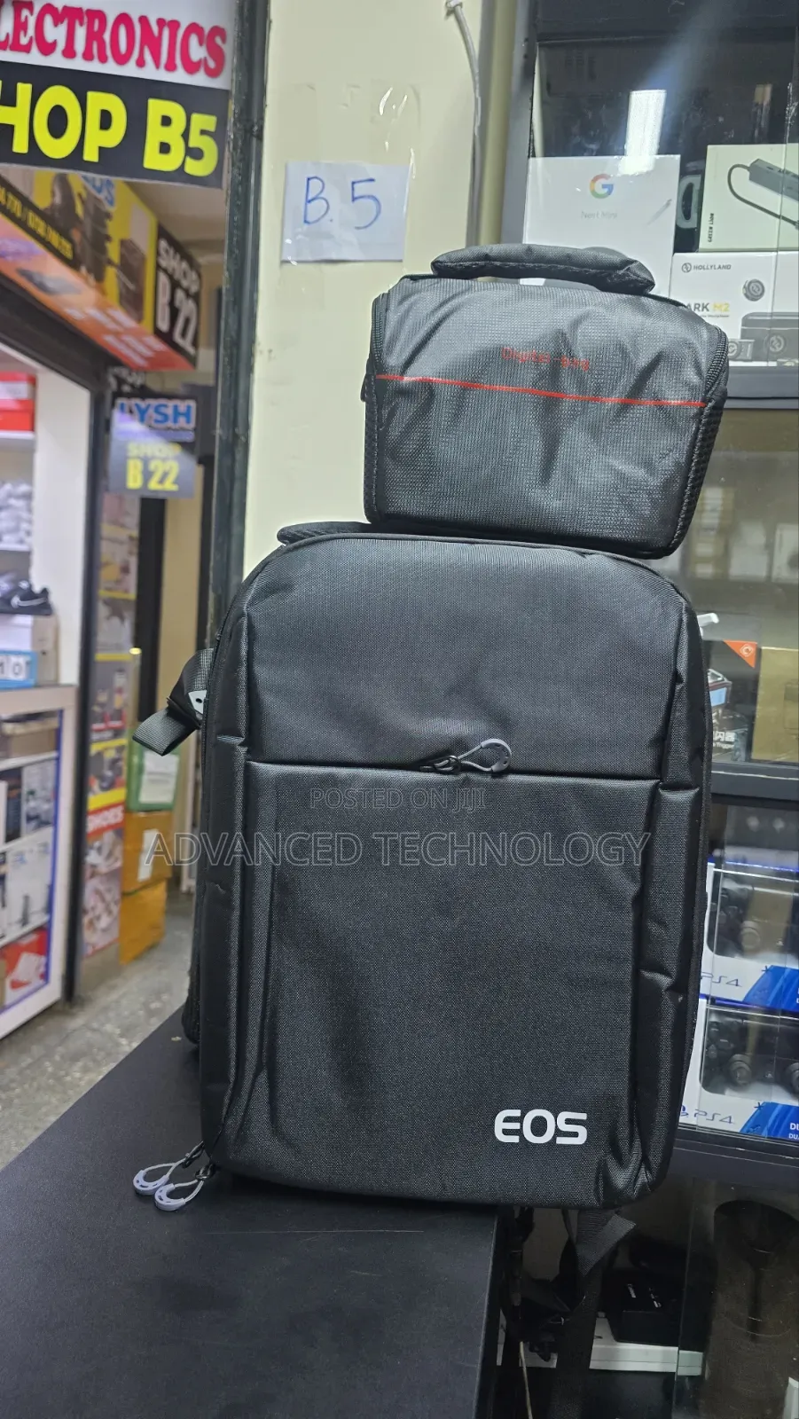 Camera Backpack Bag With Side Tripod Holder