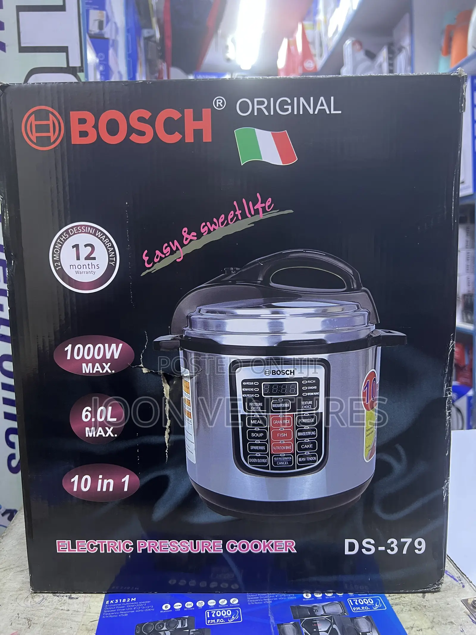 Bosch DS-377 6L 10-in-1 Electric Pressure Cooker