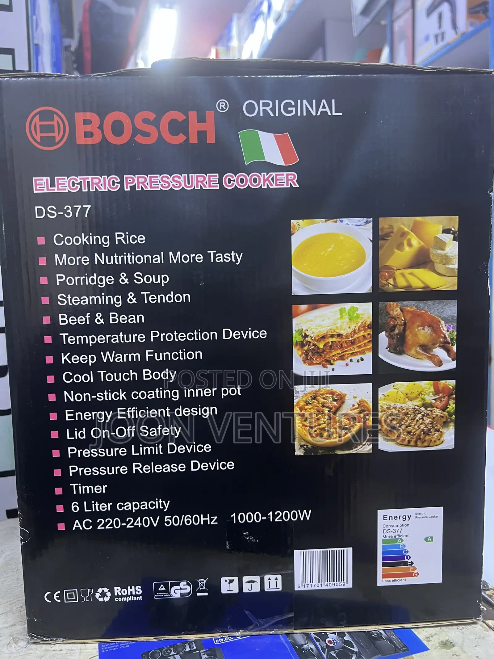 Bosch DS-377 6L 10-in-1 Electric Pressure Cooker