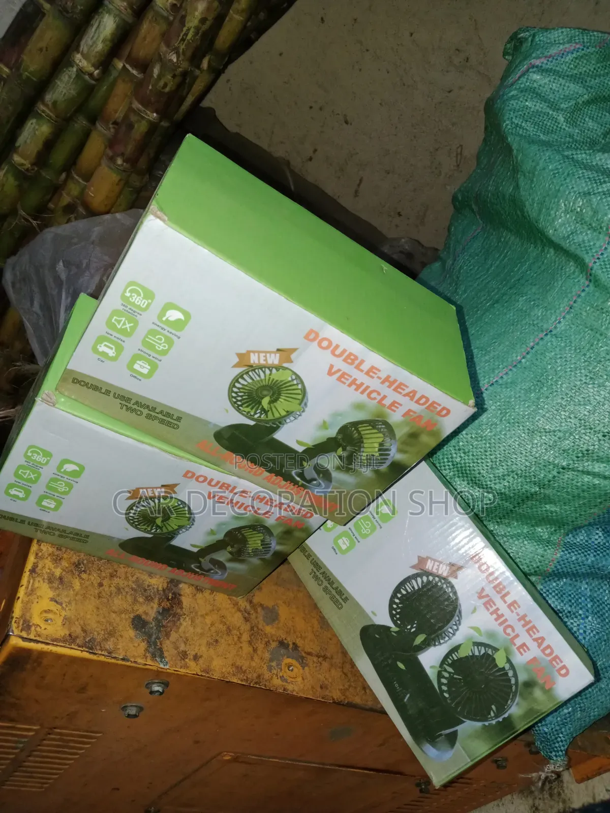 12v Double Fan for Cooler Air