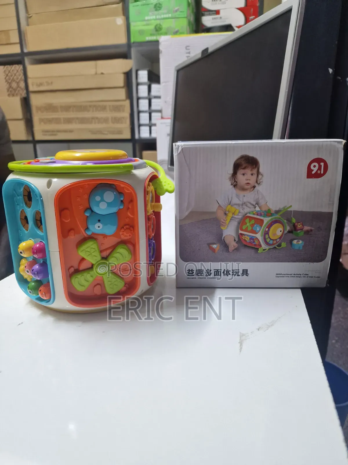 Kids Multifunctional Activity Cube Toy